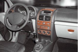 Renault Thalia Mk2 - Clio Symbol 2008 up Dash Trim Kit 3M 3D 11-Parts