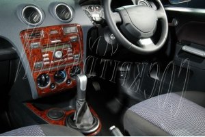 RHD Ford Fiesta Mk5 Dash Trim Kit 3M 3D 7-Parts