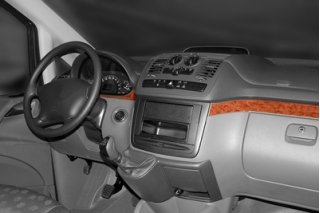 Mercedes Vito Mk2 W639 01.04 - 01.06 Dash Trim Kit 3M 3D 5 Parts