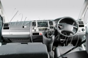 RHD VW T5 Transporter-Caravelle Climatronic Dash Trim Kit 3M 3D 31-Parts