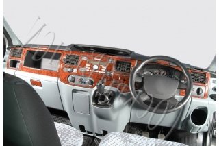 RHD Ford Transit Mk7 Dash Trim Kit 3M 3D 24-Parts