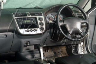 RHD Honda Civic Mk7 Dash Trim Kit 3M 3D 10-Parts