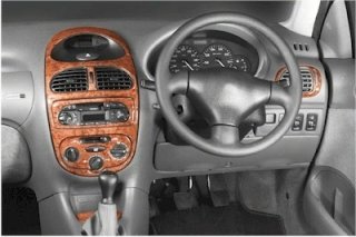 RHD Peugeot 206  Dash Trim Kit 3M 3D 11-Parts