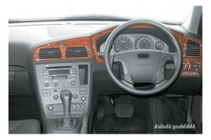 RHD Volvo S60  Dash Trim Kit 3M 3D 8-Parts